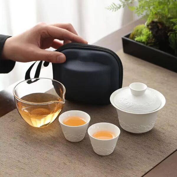 Gaiwan reseteekanna i porslin 120 ml